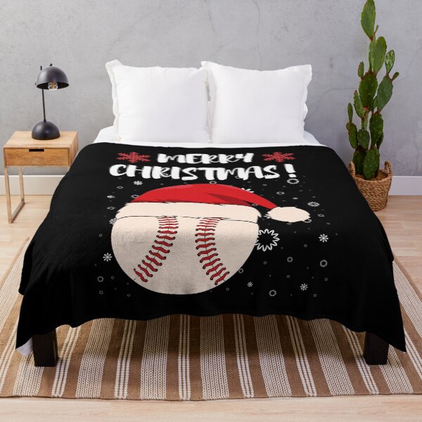 Item preview, Merry Christmas Baseball Illustration designed and sold by Sutra-Lotus-Co.