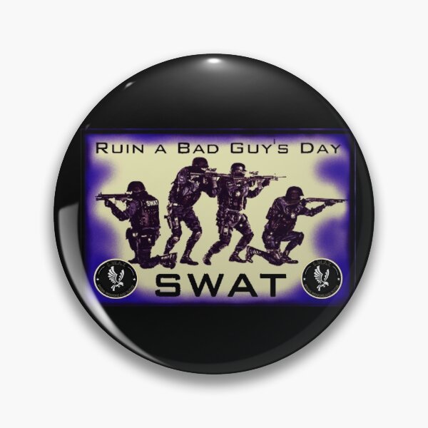 Item preview, SWAT BAD DAY FOR BAD GUYS designed and sold by THE AMERICAN TEEVANGELIST.
