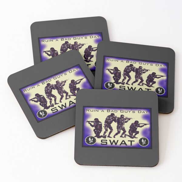 Item preview, SWAT BAD DAY FOR BAD GUYS designed and sold by THE AMERICAN TEEVANGELIST.