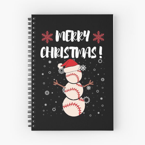 Item preview, Merry Christmas Baseball Illustration designed and sold by Sutra-Lotus-Co.