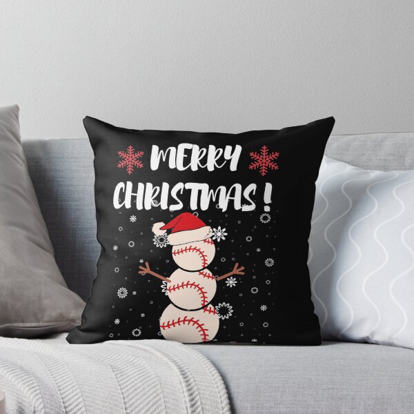 Item preview, Merry Christmas Baseball Illustration designed and sold by Sutra-Lotus-Co.