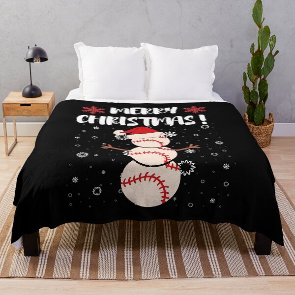Item preview, Merry Christmas Baseball Illustration designed and sold by Sutra-Lotus-Co.
