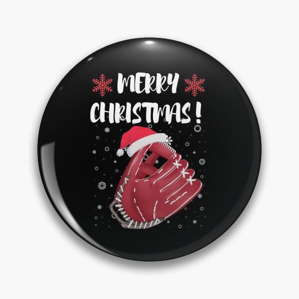 Item preview, Merry Christmas Baseball Illustration designed and sold by Sutra-Lotus-Co.