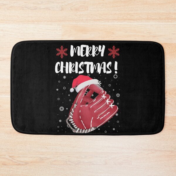 Item preview, Merry Christmas Baseball Illustration designed and sold by Sutra-Lotus-Co.