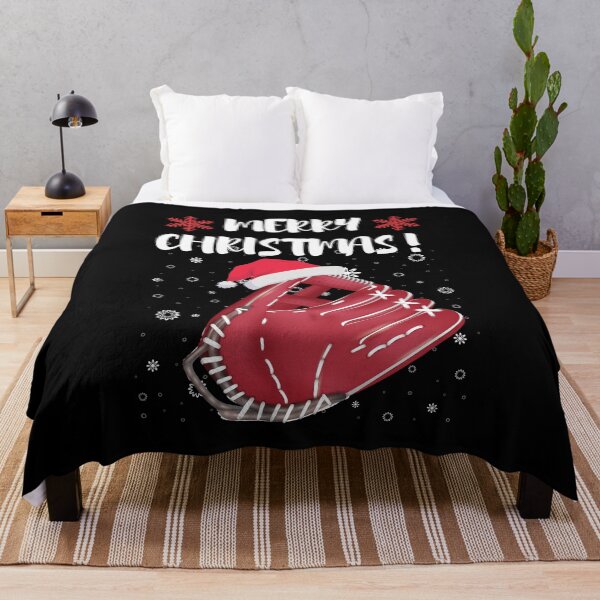 Item preview, Merry Christmas Baseball Illustration designed and sold by Sutra-Lotus-Co.