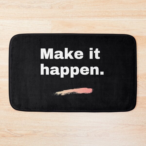 Item preview, "Make It Happen." . . . .  Goals, persistence, achievement, passion, and action. That will make it happen. designed and sold by JoelsCorner.