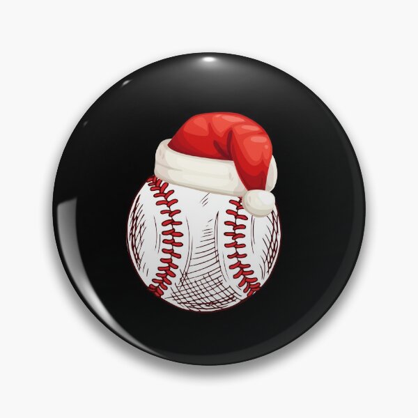 Item preview, Merry Christmas Baseball Illustration designed and sold by Sutra-Lotus-Co.