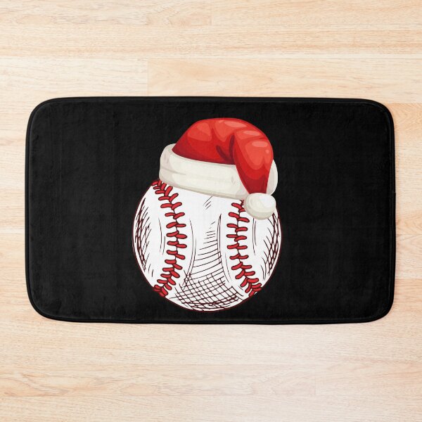Item preview, Merry Christmas Baseball Illustration designed and sold by Sutra-Lotus-Co.