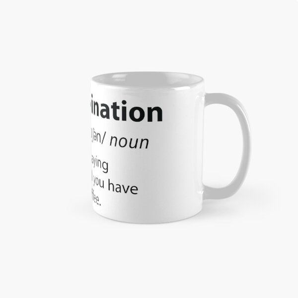Item preview, Procaffeination Procrastination Coffee Funny Dictionary Definition  designed and sold by TravelScientist.