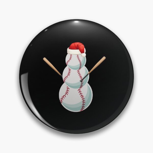 Item preview, Merry Christmas Baseball Illustration designed and sold by Sutra-Lotus-Co.