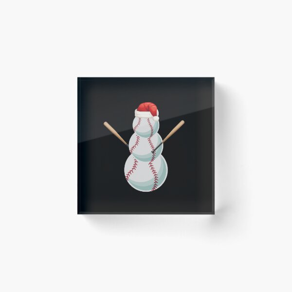Item preview, Merry Christmas Baseball Illustration designed and sold by Sutra-Lotus-Co.