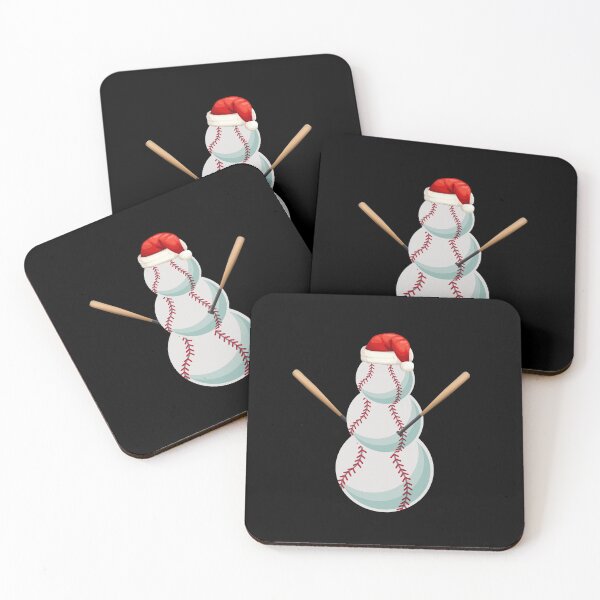 Item preview, Merry Christmas Baseball Illustration designed and sold by Sutra-Lotus-Co.