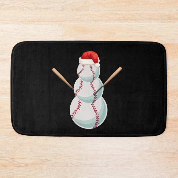 Item preview, Merry Christmas Baseball Illustration designed and sold by Sutra-Lotus-Co.