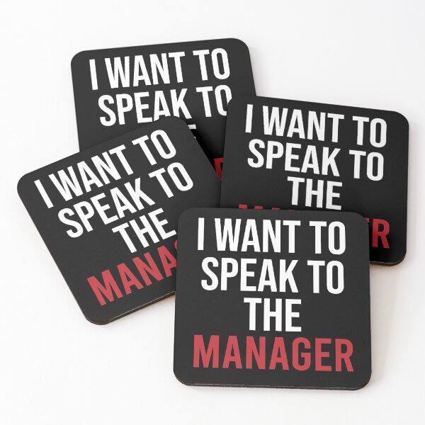 Item preview, I Want To Speak To The Manager designed and sold by Illustragrump.