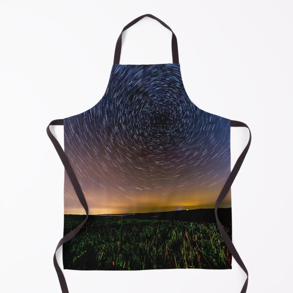 Item preview, Star trails over the field designed and sold by RezieMart.