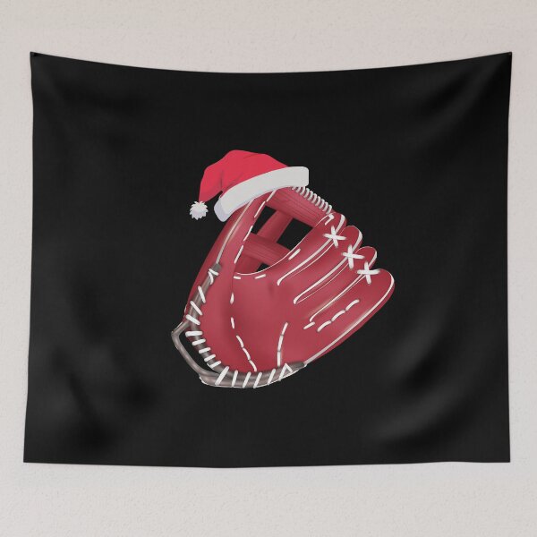 Item preview, Merry Christmas Baseball Illustration designed and sold by Sutra-Lotus-Co.