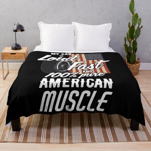 Item preview, My Car is Fast, Loud and 100% Pure American Muscle designed and sold by Ellie and Jack.