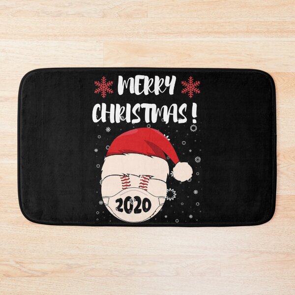 Item preview, Merry Christmas Baseball Illustration designed and sold by Sutra-Lotus-Co.
