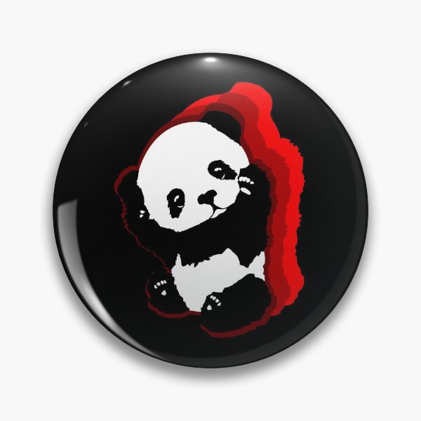 Item preview, A Cute Panda With Red Shadows Panda Love designed and sold by Paulina Vanlife.
