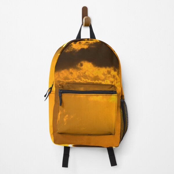 Item preview, Warm orange sunset peaking through clouds designed and sold by jkulling.