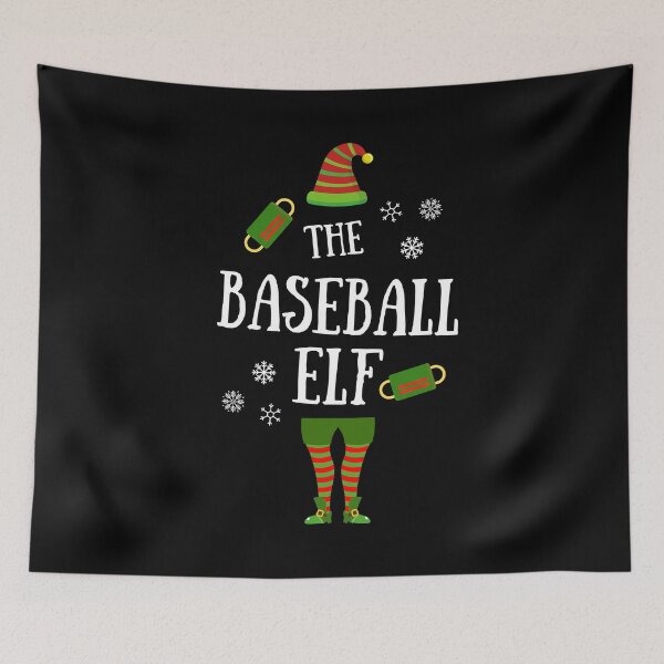 Item preview, The Baseball Elf Christmas Pajama designed and sold by Sutra-Lotus-Co.