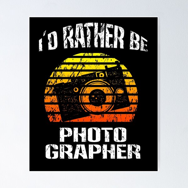 Item preview, Retro Camera Vintage / I´d Rather Be Photographer designed and sold by CDSDesign.