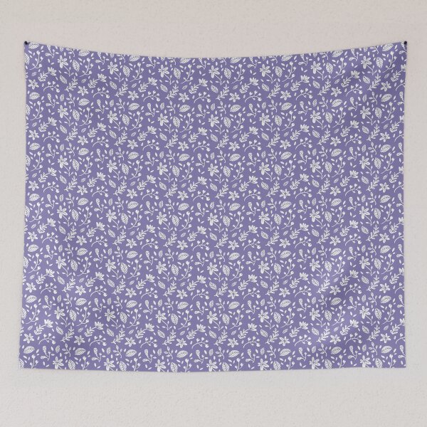 Item preview, beautiful flowers with blue background designed and sold by Silky Diamond.