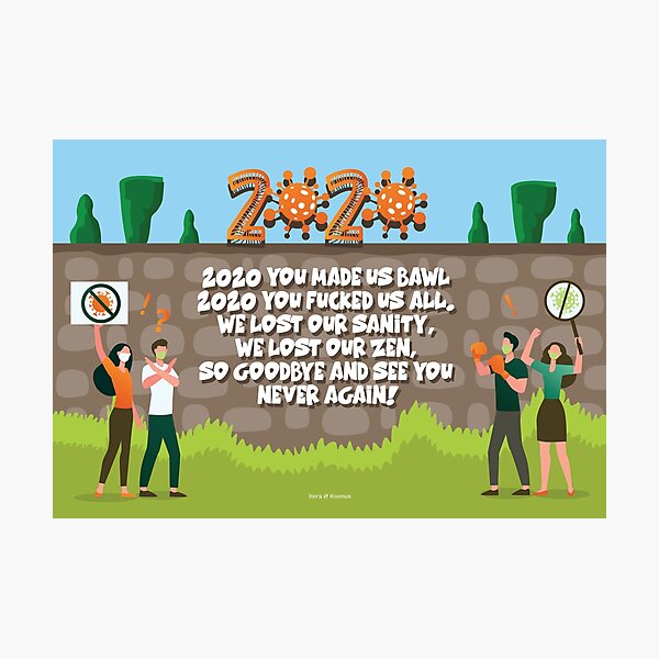 Item preview, Goodbye 2020 (Funny Rhyme)- Greeting Card   designed and sold by HeraAndKosmos.