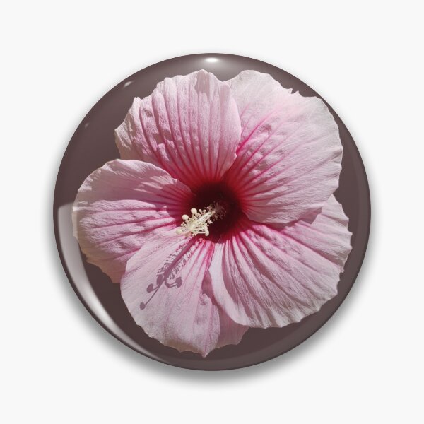 Item preview, Pink hibiscus sticker zoom macro designed and sold by NatureNature.