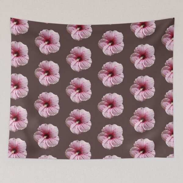 Item preview, Pink hibiscus sticker zoom macro designed and sold by NatureNature.