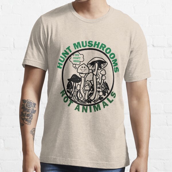 Hunt Mushrooms Not Animals, t-shirt porté par Pete Davidson T-shirt essentiel