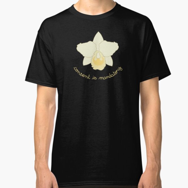 Consent is Mandatory - Yellow Orchid Classic T-Shirt