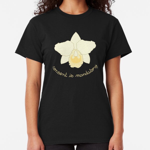 Consent is Mandatory - Yellow Orchid Classic T-Shirt
