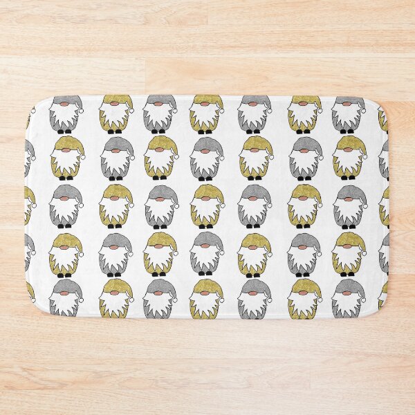 Item preview, Silver and Gold Glitter Gnomes designed and sold by Quick Brown Fox Canada.