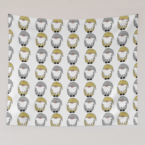 Item preview, Silver and Gold Glitter Gnomes designed and sold by Quick Brown Fox Canada.