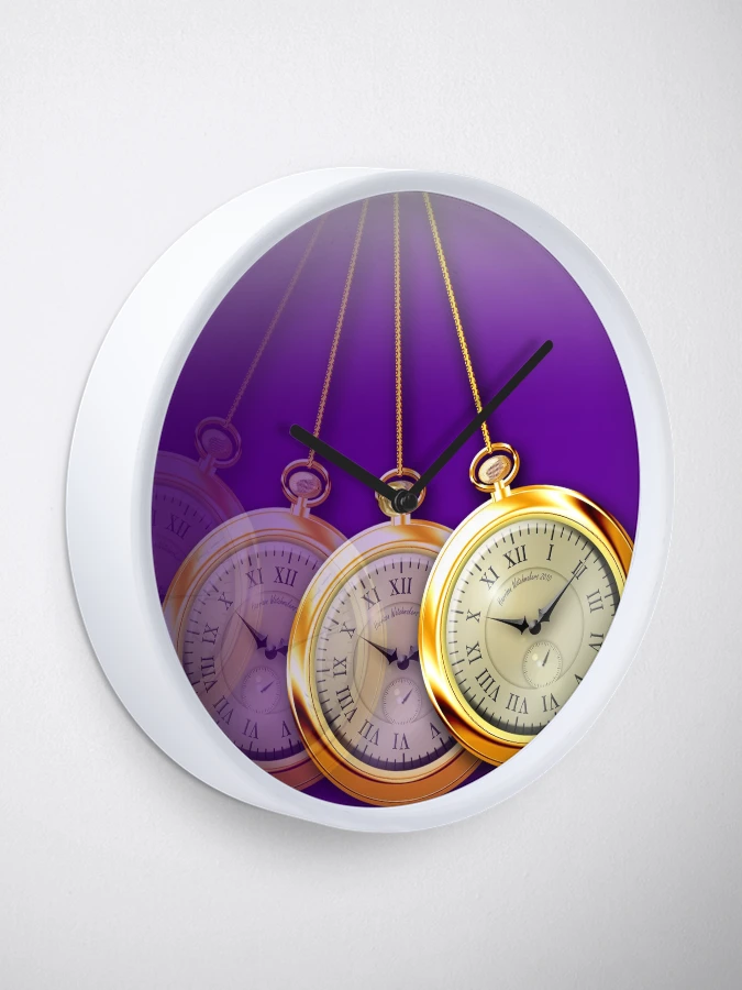 Hypnosis Swinging Pocket Watch Purple Clock for Sale by harrizon Redbubble