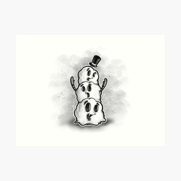 Item preview, Stacked Snowman designed and sold by PenThief.
