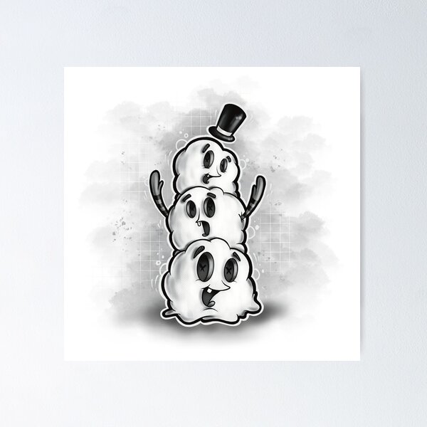 Item preview, Stacked Snowman designed and sold by PenThief.