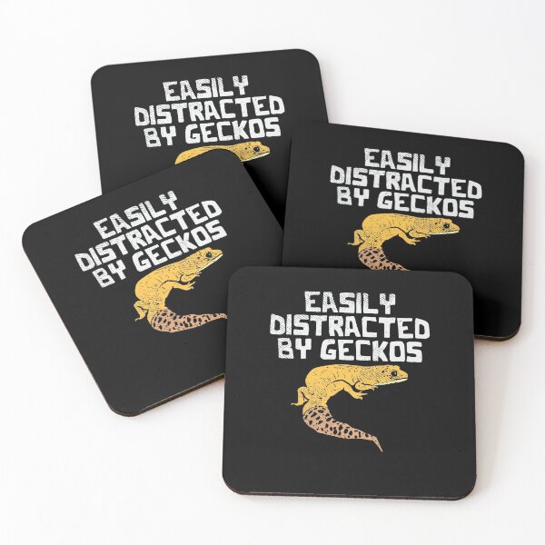 Item preview, Leopard Gecko Easily Distracted By Geckos designed and sold by Betsytiptoe.