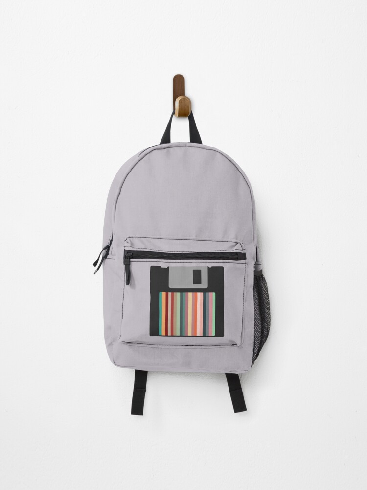 Thumbnail 1 of 3, Backpack, Floppy disk designed and sold by tinyteacups.