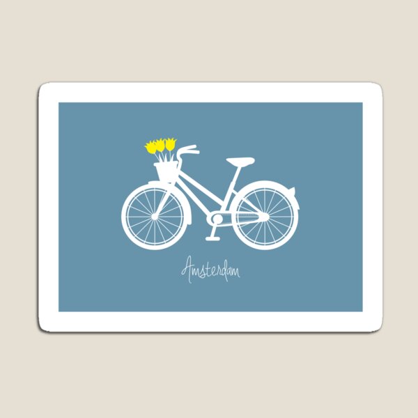 Item preview, Amsterdam - bicycle with tulips designed and sold by Easyposters2.