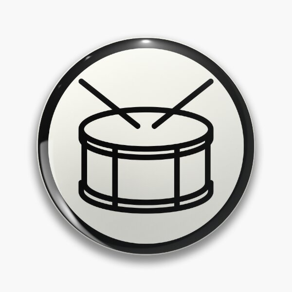 Item preview, Snare Drum Drumline Band Logo - black designed and sold by MixedBagMerch.