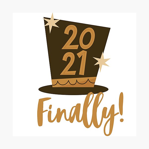 Item preview, 2021 Finally, Cheers To The New Year, Hello 2021 , Happy New Year , New Years Eve, NYE 2021,  designed and sold by ColorOfIris.