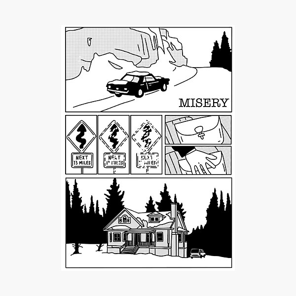 Item preview, Misery T-shirt designed and sold by Louisa Esposito.