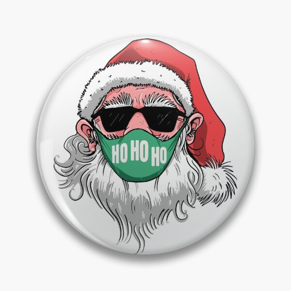 Item preview, Santa Claus Ho Ho Ho Merry Christmas Covid Mask designed and sold by MadMando.