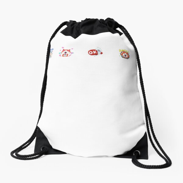 Yo Kai Watch Drawstring Bags Redbubble