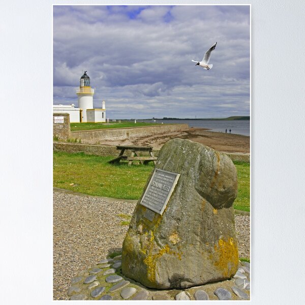 Item preview, Chanonry Point with Brahan Seer Memorial designed and sold by sandysshoots.