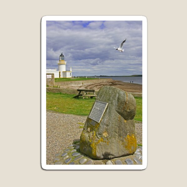 Item preview, Chanonry Point with Brahan Seer Memorial designed and sold by sandysshoots.