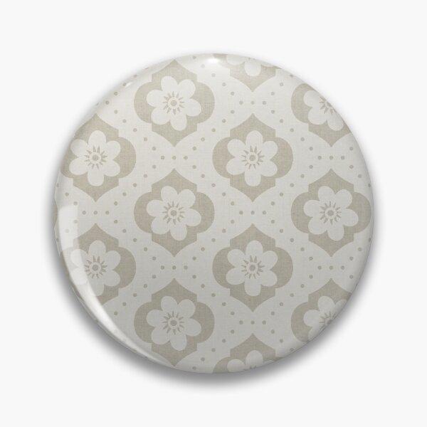 Item preview, Natural beige Moroccan floral with dots - abstract pattern designed and sold by misentangled.