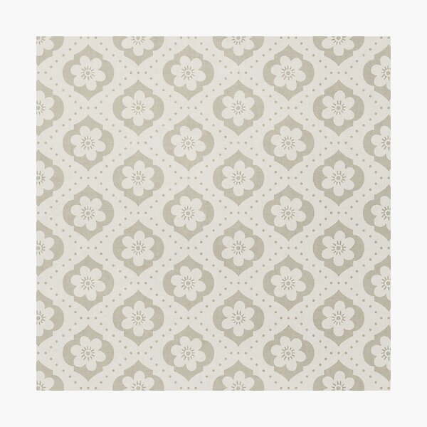 Item preview, Floral marroquí beige natural con puntos - patrón abstracto designed and sold by misentangled.
